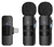 Microfone profissional Boya By v2 Sem Fio 2.4G Lapela Compatível com dispositivos iOS somente com saída Lightning