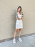 Vestido grid curto