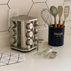 Especiero giratorio Cuadrado x 12 Frascos - comprar online