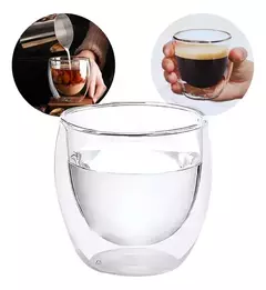 Vaso vidrio doble 250ml (PRODUCTO FRAGIL PARA ENVIO, SE COMPRA BAJO LA RESPONSABILIDAD DE LOS CLIENTES) en internet
