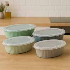 Ensaladera Facetada con Tapa - comprar online