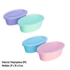 Pack x 10 Ensaladera Facetada con Tapa (NUEVOS COLORES AZUL VERDE Y BEIGE) en internet
