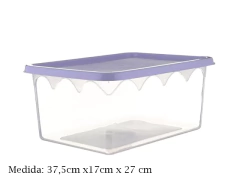 Hermetico Rectangular 14Lt