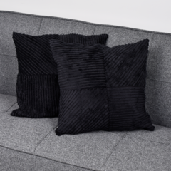 SET X 2 FUNDAS DE ALMOHADONES 50x50cm ACANALADO - comprar online