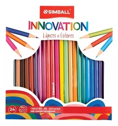 lapiz color simball innovation x 24 largos