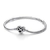 Brazalete cadena de serpiente Moments con broche Corazón infinito
