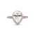 Halo brillante en forma de gota Rosegold - comprar en línea