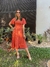VESTIDO LIVIA TERRACOTA MANGA