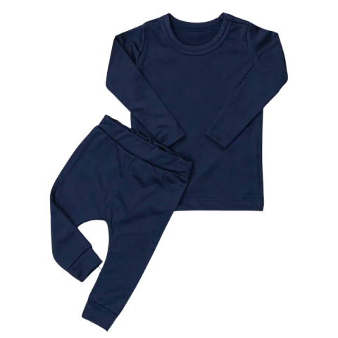 Conjunto Térmico Longo de Frio Infantil Azul Marinho - Ben Kids - Moda Infantil