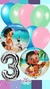 Sets de globos MOANA Bebé