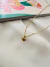 Colar Kids Mini Coração Banhado A Ouro 18K