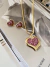 Colar Rodonita Banhado a ouro 18k