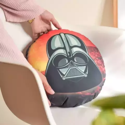 ALMOHADON DART VADER + FRASE / STAR WARS