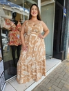 Vestido Karine Estampado Nude