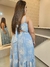 Vestido Karine Estampado Azul - comprar online