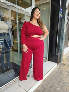 Macacão Leticia Marsala