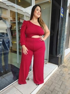 Macacão Leticia Marsala - comprar online