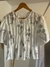 camisa estampada lino