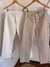 pantalon recto de gabardina