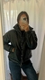 campera de eco cuero negra