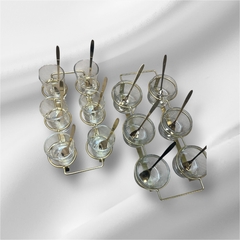 Copetineros x6 con cuharitas - comprar online