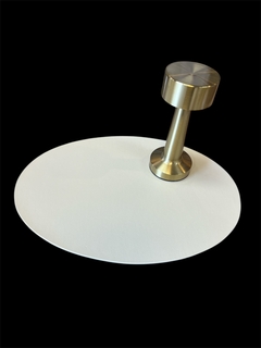 Individual PVC oval beige - comprar online