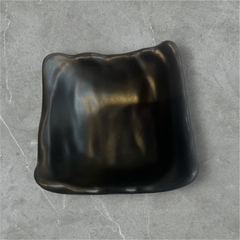 Bowl cuadrado melamina negro opaco