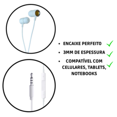 Imagem do Fone De Ouvido Intra-auricular com Microfone HI TURBO