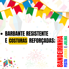 Bandeirinha Festa Junina Plástica 50m Área Externa/interna - loja online