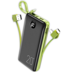 Power Bank 20.000mah Carregador Rápido Portátil Com Display