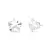 Brinco Flor Martelado Liso - comprar online