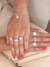 Pulseira Gota Cravejado Ponto de Luz Cristal - Mut Pratas