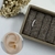 Piercing com Aço Meio Aro Bolinhas Zircônias