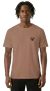 T-shirt harvore mini brasão stone caramelo