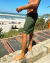 Bermuda agua thanks superlight verde militar na internet