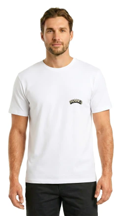 T-shirt thanks headquarter - BRANCO/ROSA