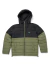 Casaco harvore jaq.capuz puffer verde/pto - comprar online