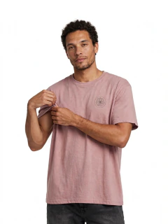 T-shirt thanks eagle copo - MAUVE/PTO