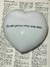 Coração Porcelana (Frase) - comprar online