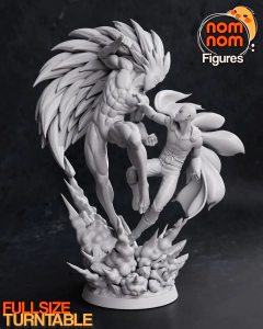 Saitama vs Boros - One Punch Man - Sparky.Co