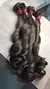 Mega hair aplique cabelo humano ondulado liga rosa