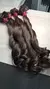 Mega hair aplique cabelo humano ondulado liga rosa - comprar online