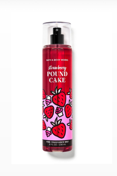 Body Splash Strawberry Pound Cake Bath & Body Works