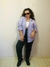 Camisa Social Listrada Laura | Nautica - Coline Brechó | Moda Circular