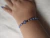Pulsera ojo turco stras. De 16 a 22 cm. Regulable. - Inquieta.