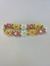 Pulseras flores colores. 18-20 elastizada.