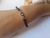 Pulsera 3 ojos turcos. 18-19 cm elastizada. - comprar online