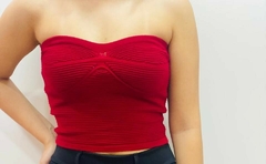 cropped tricot tomara que caia