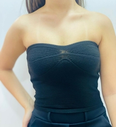 cropped tricot tomara que caia - comprar online