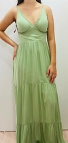 vestido longo liso